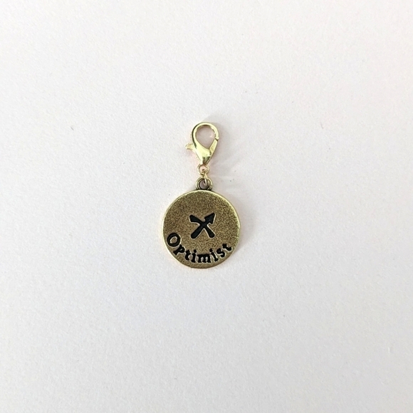 2 for $15 | Sagittarius Antique Gold Metal Charm | Brand New - Picture 3 of 6